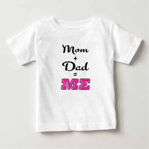 MAMA + VATER = ME BABY T-SHIRT