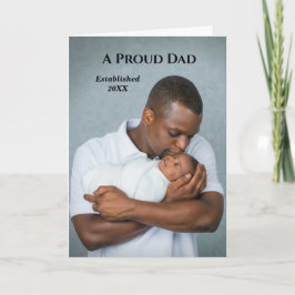 Mama Vater New Baby Foto Birth Personalize Card Karte