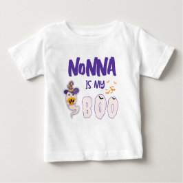 Mama Vater Nonna ist mein Boo niedlich Halloween w Baby T-shirt