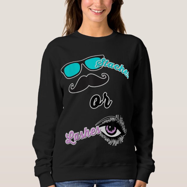 Mama-Vater-Stacheln oder Lashes Sweatshirt (Vorderseite)