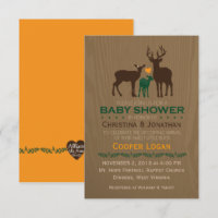 Mama-, Vater-u. Baby-Jungen-Rotwild - orange