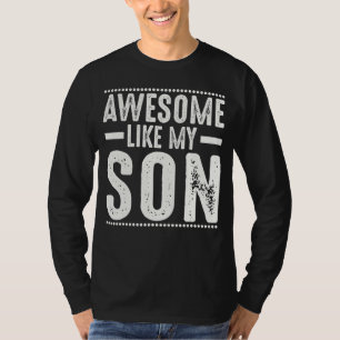 Mama Vater Zitat Phantastisch wie mein Sohn glückl T-Shirt