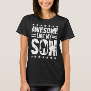 Mama Vater Zitat Phantastisch wie mein Sohn glückl T-Shirt