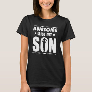 Mama Vater Zitat Phantastisch wie mein Sohn glückl T-Shirt