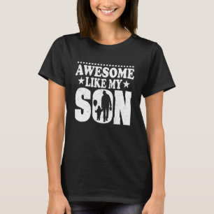 Mama Vater Zitat Phantastisch wie mein Sohn Mutter T-Shirt