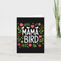 Mama-Vogel süße Blumen Frühling Natur Liebe Mutter