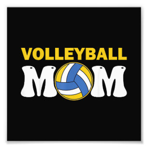 Mama Volleyball Shirt Game Day Funny Player Fotodruck