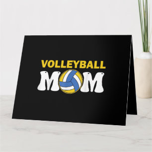 Mama Volleyball Shirt Game Day Funny Player Karte