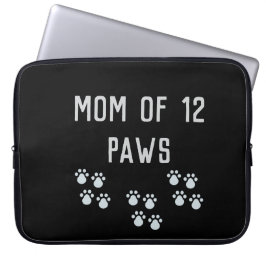 Mama von 12 Pfoten Laptopschutzhülle