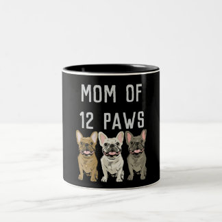 Mama von 12 Pfoten Zweifarbige Tasse