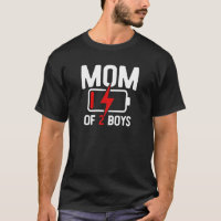 Mama von 2 Boys Low battery Muttertag Geburtstag