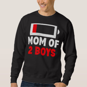 Mama von 2 Jungen von den Muttermüttern am Geburts Sweatshirt