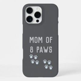 Mama von 8 Pfoten iPhone 16 Pro Max Hülle