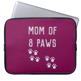 Mama von 8 Pfoten Laptopschutzhülle