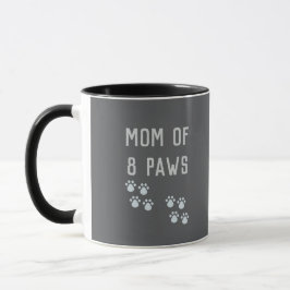 Mama von 8 Pfoten Tasse