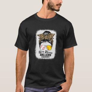 Mama von beiden beschäftigt, Ballerschub T-Shirt