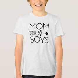 Mama von Boys T-Shirt - Proud & Stylish! Tri-Blend Shirt