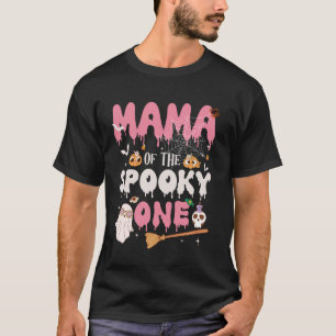 Mama von der Spooky One Girl 1. Geburtstag Hallowe T-Shirt