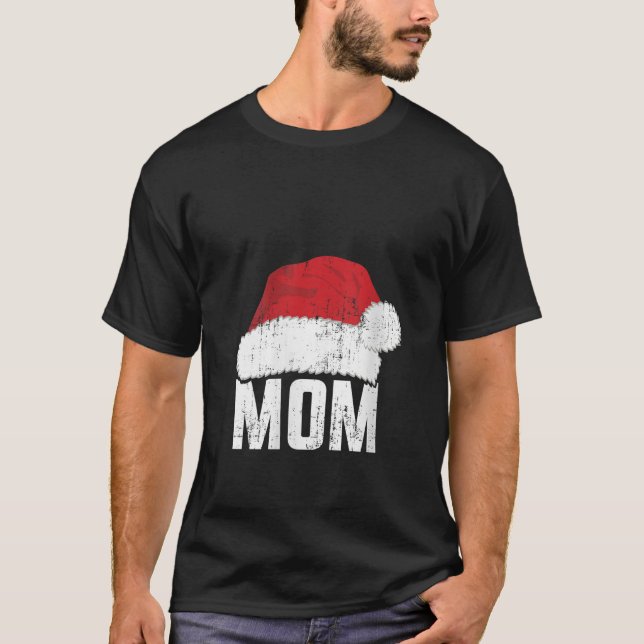 Mama von Frauen mit Santa-Claus, die der Familie e T-Shirt (Vorderseite)