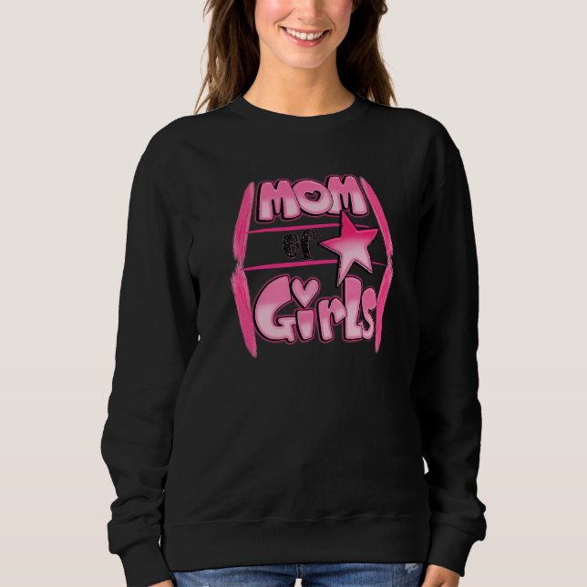 Mama von glücklichen Müttern Tag Sweatshirt (Vorderseite)