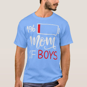 Mama von Jungen müde, energiesparend, Mädchen T-Shirt