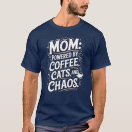 Mama: Von Kaffee, Katzen und Chaos-T - Shirt anget