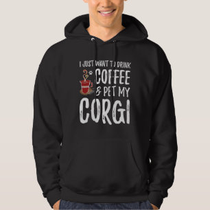 Mama von Kaffee und Corgi-Hunden oder Hunde-Vater Hoodie
