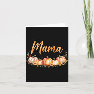 Mama von kleinen Kürbis zum ersten Geburtstag Herb Karte