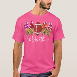 Mama von Leopard-Fußball und Mama T-Shirt