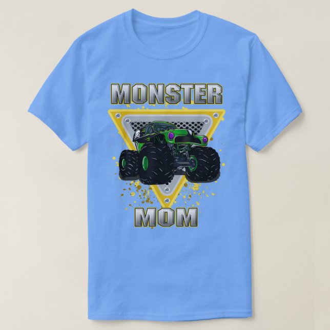 Mama von Monster-Lkw 11 T-Shirt (Design vorne)