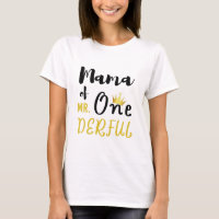 Mama von Mr. Onederful Funny 1. Geburtstag T - Shi