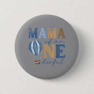 Mama von Mr Onederful zum 1. Geburtstag Hot Air Button