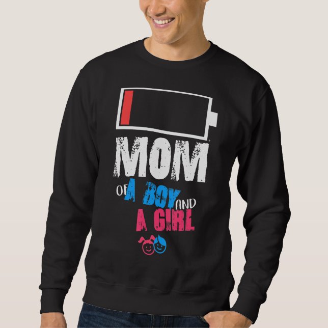 Mama von Müttern und Mädchen Geburtstag Vatertag Sweatshirt (Vorderseite)