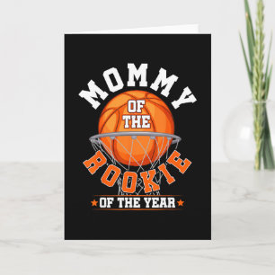 Mama von Rookie 1. Geburtstag Junge Sketll Familie Karte