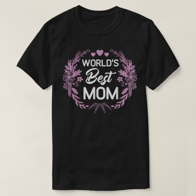 Mama von Son Daughter für Mama-Mütter T-Shirt (Design vorne)