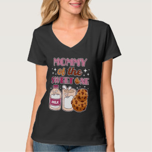 Mama von Sweet One Kekse und Milch 1. Geburtstag P T-Shirt