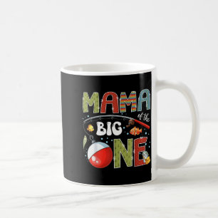Mama von The Big One Fishing 1. Geburtstags-Jungen Kaffeetasse