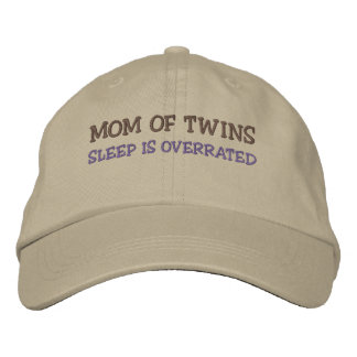 Mama von Twins SLEEP IST ÜBERRASCHT Bestickte Baseballkappe