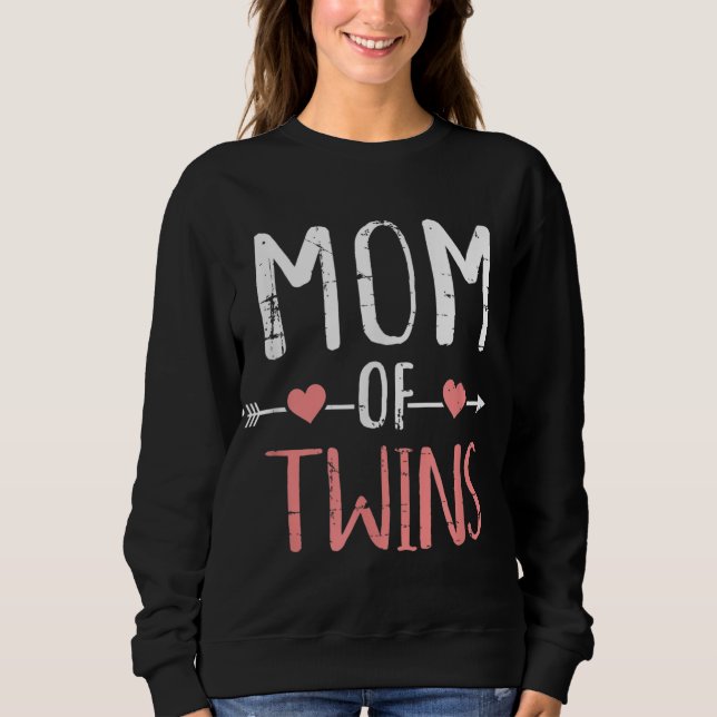 Mama von Twins Sweatshirt (Vorderseite)