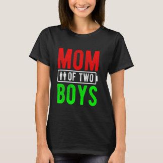 MAMA von ZWEI JUGENDLICHEN Eltern T-Shirt