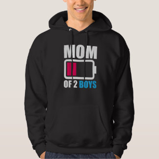 Mama von zwei Jungen von der Sohn-Tochter zu Mutte Hoodie