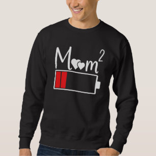 Mama von zwei Kindern Mama 2 Squared Mami Niedlich Sweatshirt