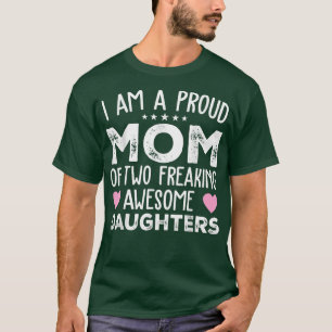 Mama von zwei Mädchen - Muttertag zwei Töchter 96 T-Shirt