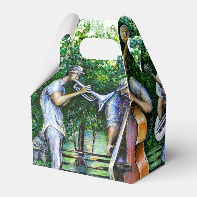 Mama warnte mich nie vor Tuba-Spielern Geschenkschachtel (Rückseite)