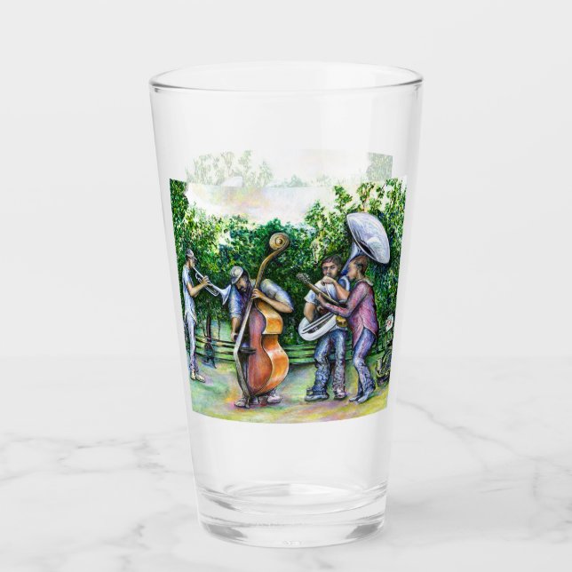 Mama warnte mich nie vor Tuba-Spielern Glas (Vorderseite)