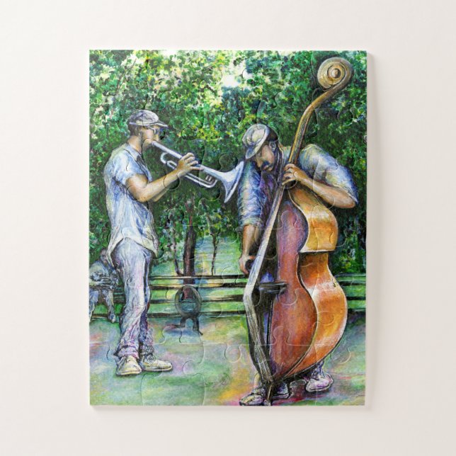 Mama warnte mich nie vor Tuba-Spielern Puzzle (Vertikal)