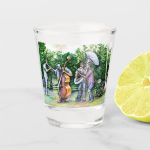 Mama warnte mich nie vor Tuba-Spielern Schnapsglas