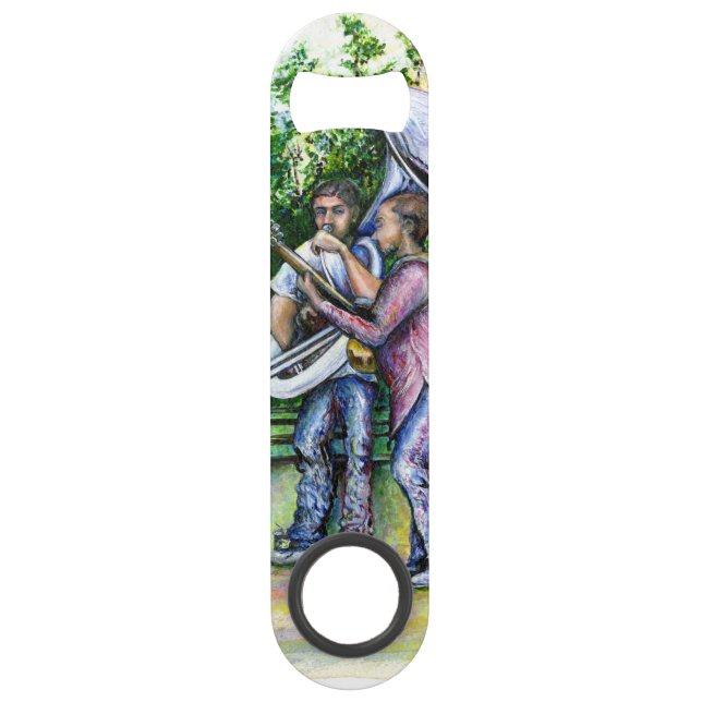 Mama warnte mich nie vor Tuba-Spielern Speed Flaschenöffner (Vorderseite)