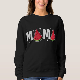 Mama Watermelon Sommer Frische Pasta machen Sweatshirt