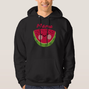 Mama Watermelon Sommer Früchte Große Muttertag 1 Hoodie